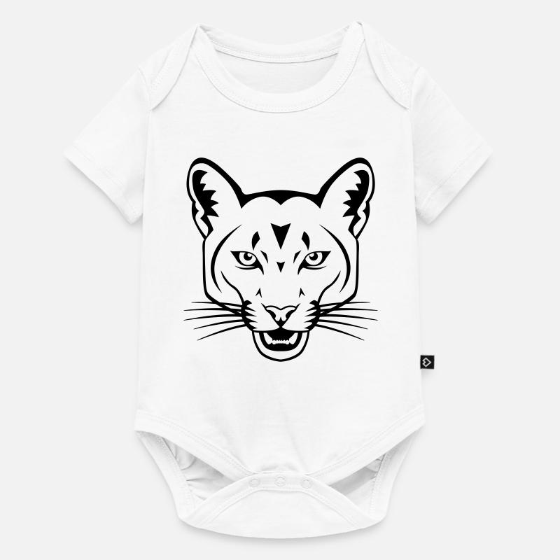chat - Body à manches courtes Premium Bébé - blanc