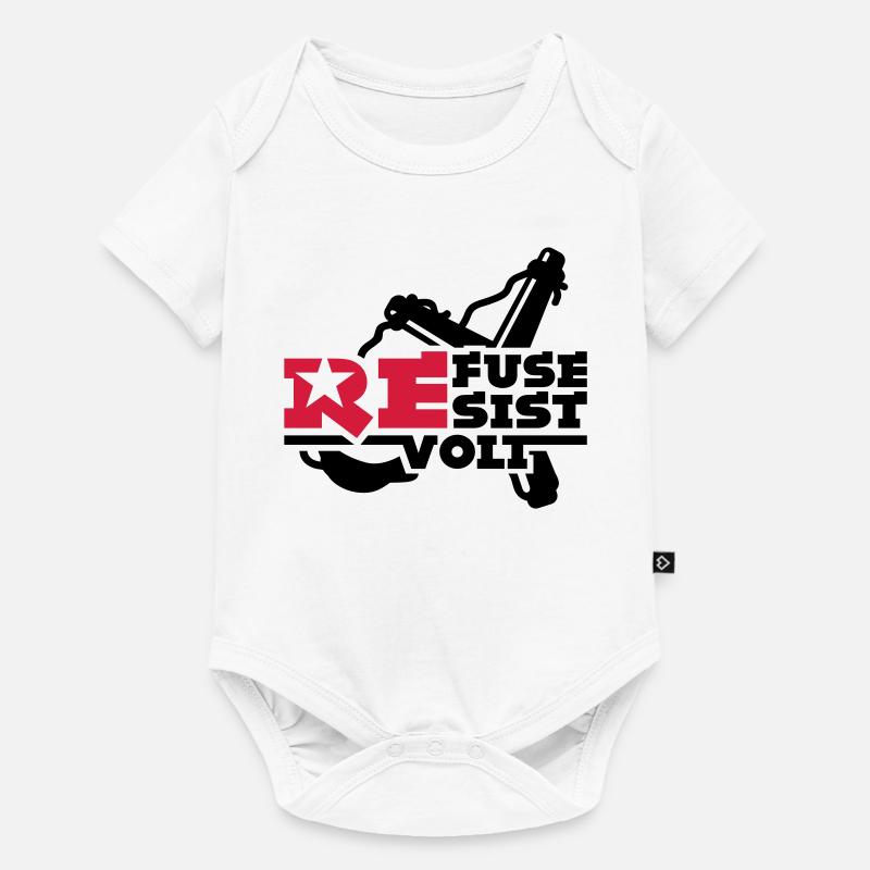 révolté - Body à manches courtes Premium Bébé - blanc