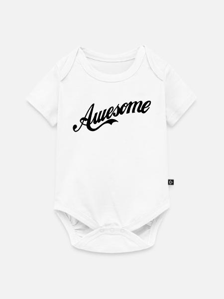 Awesome - Baby Premium Kurzarmbody - Weiß