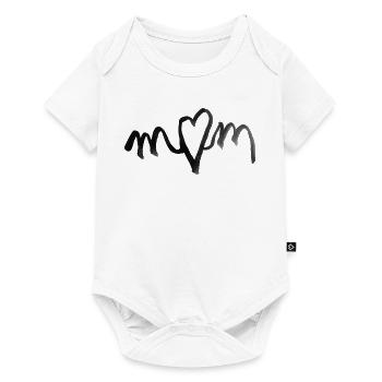 I heart MOM love - the gift for Mother's Day - Baby Premium short-sleeve bodysuit - white - Front