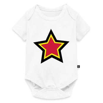 star - Body à manches courtes Premium Bébé - blanc - Devant