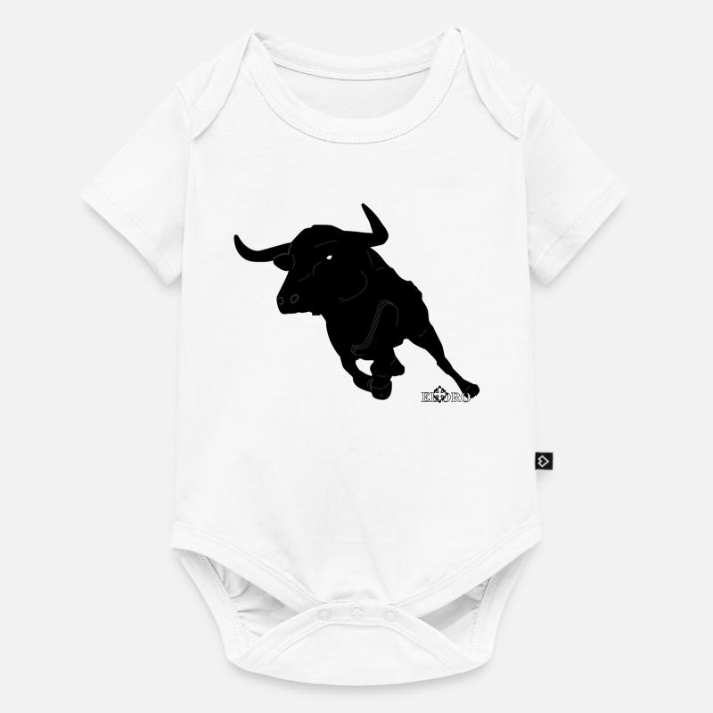 taureau en course - Body à manches courtes Premium Bébé - blanc