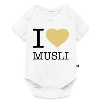 J’AIME MUESLI Muesli - Body à manches courtes Premium Bébé - blanc - Devant