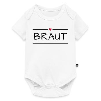 Braut Junggesellinnenabschied - Baby Premium Kurzarmbody - Weiß - Vorne