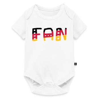 FAN - Shirt Germany - Baby Premium short-sleeve bodysuit - white - Front