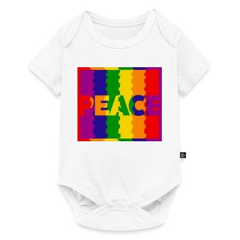 Peace - Baby Premium short-sleeve bodysuit - white - Front