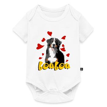 Bouvier bernois - Body à manches courtes Premium Bébé - blanc - Devant