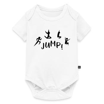 long jump - Baby Premium short-sleeve bodysuit - white - Front