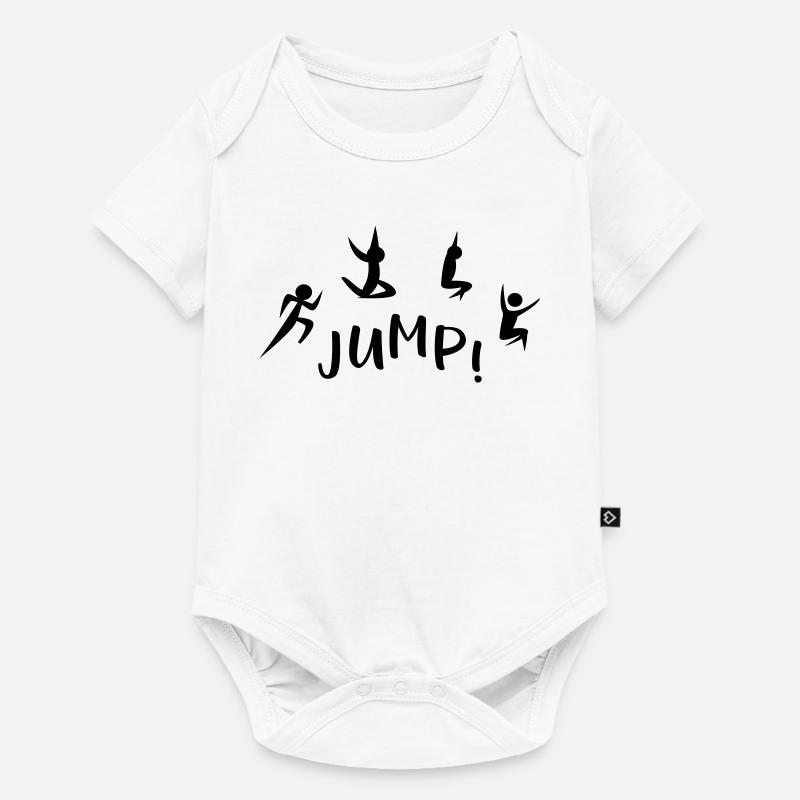 Weitsprung - Baby Premium Kurzarmbody - Weiß