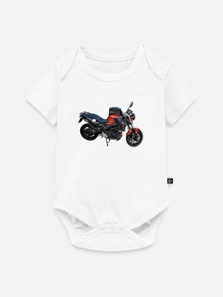 Motorrad - Baby Premium Kurzarmbody - Weiß