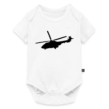 hélicoptère - Body à manches courtes Premium Bébé - blanc - Devant