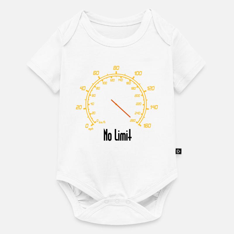 Tacho | No Limit - Baby Premium Kurzarmbody - Weiß