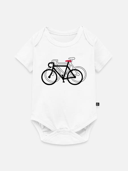 rad - Baby Premium Kurzarmbody - Weiß