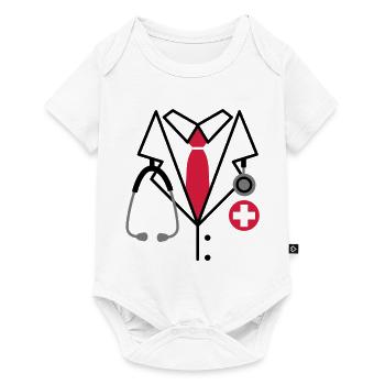 Doctor - Baby Premium short-sleeve bodysuit - white - Front