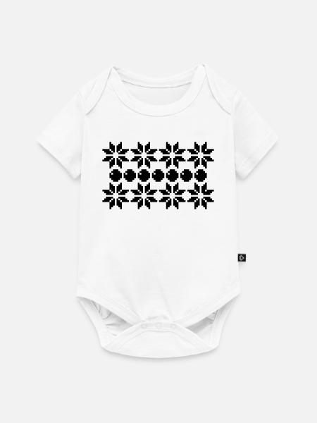 ugly christmas design - Baby Premium Kurzarmbody - Weiß