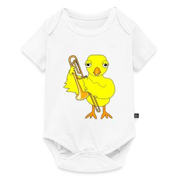 Trombone Chick - Baby Premium short-sleeve bodysuit - white - Front