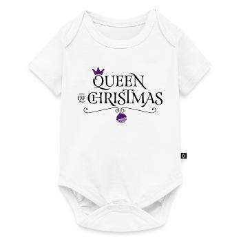 Noël drôle - Body à manches courtes Premium Bébé - blanc - Devant