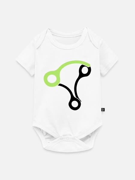 3skydivepins - Baby Premium Kurzarmbody - Weiß