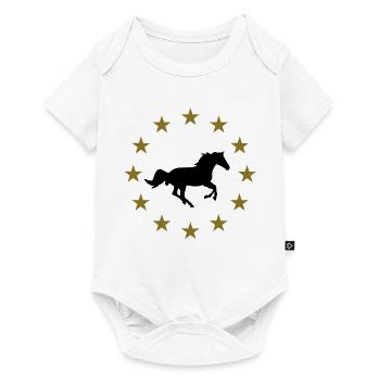 Horse & Stars - Baby Premium short-sleeve bodysuit - white - Front