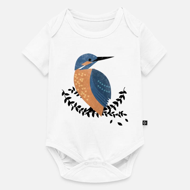 Oiseau de glace - Body à manches courtes Premium Bébé - blanc