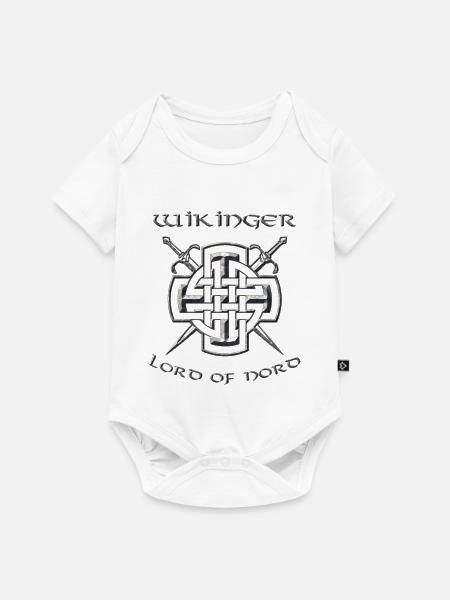 Wikinger 3 - Baby Premium Kurzarmbody - Weiß