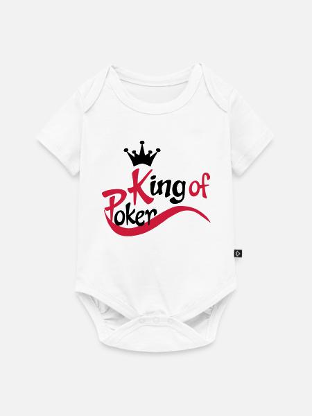 poker - Baby Premium Kurzarmbody - Weiß