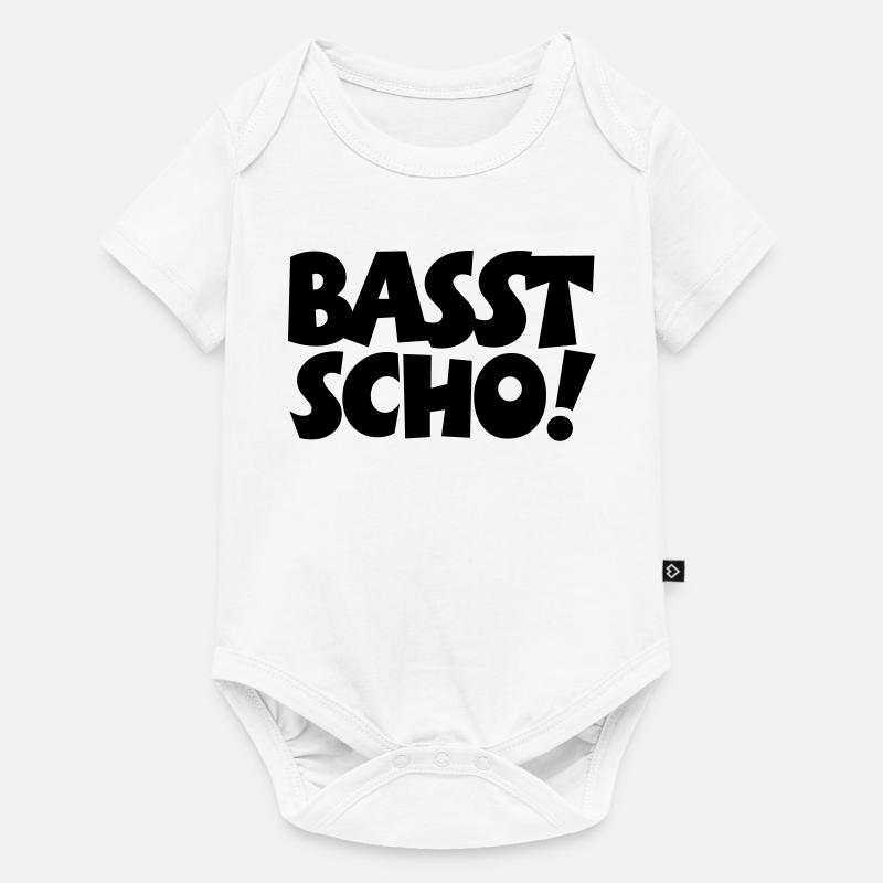 Basst Scho - Baby Premium Kurzarmbody - Weiß