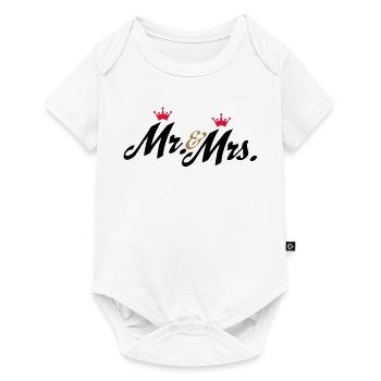wedding - Baby Premium short-sleeve bodysuit - white - Front