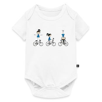 Artistic cycling, artistic cycling, indoor cycling - Baby Premium short-sleeve bodysuit - white - Front