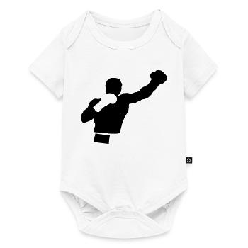 Boxer - Baby Premium Kurzarmbody - Weiß - Vorne