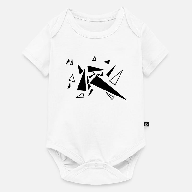 triangle - Body à manches courtes Premium Bébé - blanc