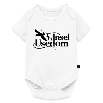 T-Shirt Usedom vintage – Ostsee Streetwear Design - Body à manches courtes Premium Bébé - blanc - Devant