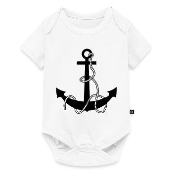 anchor - Baby Premium short-sleeve bodysuit - white - Front