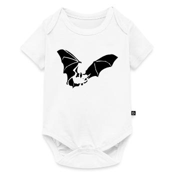 fledermaus - Body à manches courtes Premium Bébé - blanc - Devant