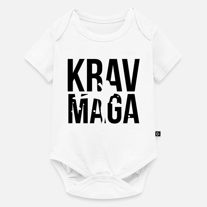 krav maga - Body à manches courtes Premium Bébé - blanc