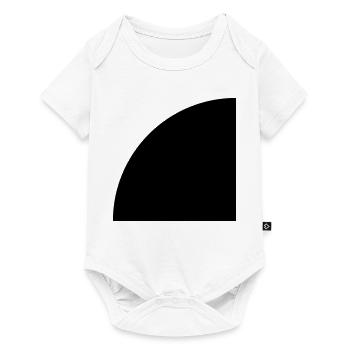 Viertelkreis - Baby Premium Kurzarmbody - Weiß - Vorne