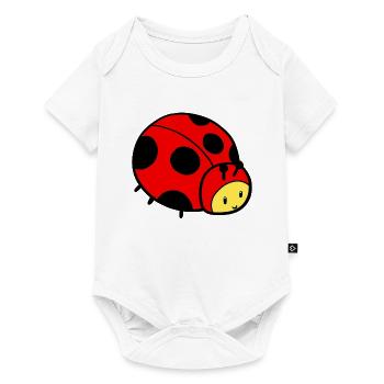Young ladybug - Baby Premium short-sleeve bodysuit - white - Front