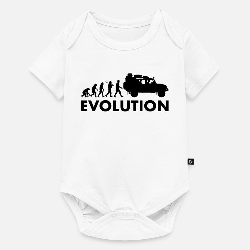 Defender 110 Offroad Evolution - Baby Premium short-sleeve bodysuit - white