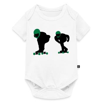 Longboard - Baby Premium Kurzarmbody - Weiß - Vorne