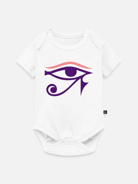 auge - Baby Premium Kurzarmbody - Weiß