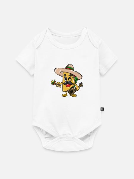 Taco Essen Mexico - Baby Premium Kurzarmbody - Weiß