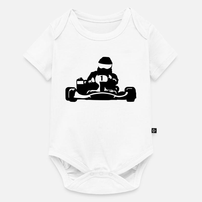 karting - Body à manches courtes Premium Bébé - blanc