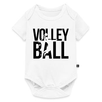 volleyball - Body à manches courtes Premium Bébé - blanc - Devant