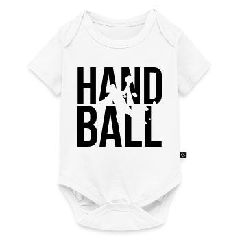 handball handbal - Body à manches courtes Premium Bébé - blanc - Devant