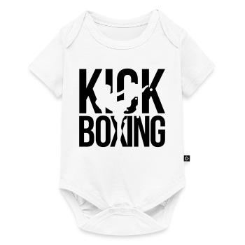 boxe kick boxing - Body à manches courtes Premium Bébé - blanc - Devant