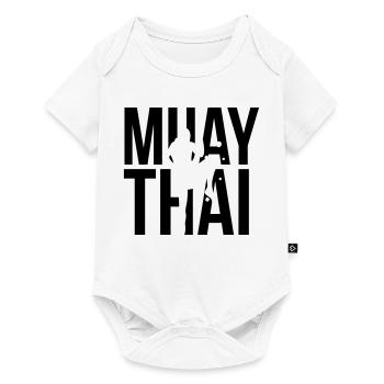 muay thai - Baby Premium short-sleeve bodysuit - white - Front