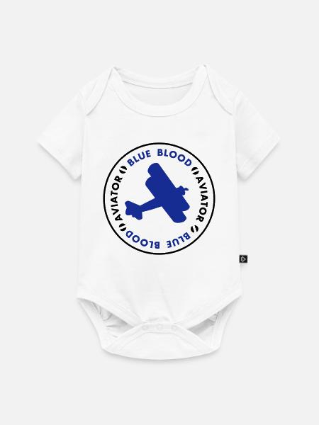 aviator - Baby Premium short-sleeve bodysuit - white