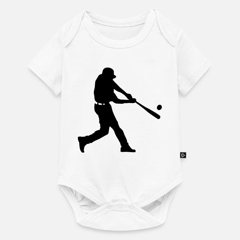 Baseball - Baby Premium Kurzarmbody - Weiß