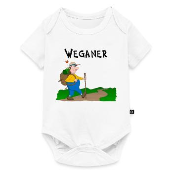 Wanderlust - Baby Premium Kurzarmbody - Weiß - Vorne