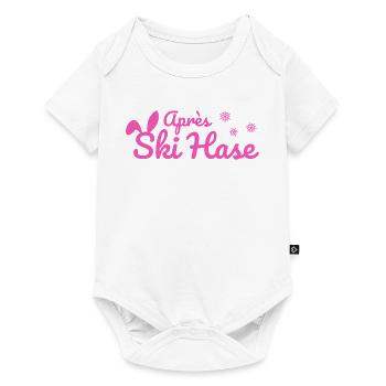 Apres Ski Rabbit Ski Après Ski Party Snow pink - Baby Premium short-sleeve bodysuit - white - Front